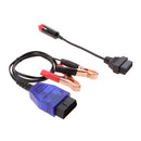 Car OBD 2 II 16Pin Power Supply Cable Battery Clamps Clip Memory Saver Kit