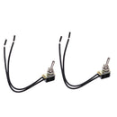 2 Pieces Mini Toggle Switch On/Off 2 Position Latching AC 125V 6A /250V 3A