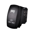 Universal 12-24V LED Light Bar Rocker Switch Push Button On Off Control