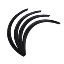 4pcs Durable Wheel Fender Flares Eyebrow Wide Moulding Trim ABS for Most of Car