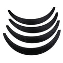 4pcs Durable Wheel Fender Flares Eyebrow Wide Moulding Trim ABS for Most of Car