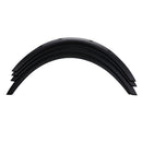 4pcs Durable Wheel Fender Flares Eyebrow Wide Moulding Trim ABS for Most of Car