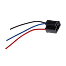 H4 Headlight Bulb Extension 3Wire Harness Lamp Female Socket Adapter