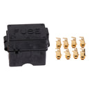 4 Way Standard ATO ATC Blade Fuse Holder Block for Car Vehice Boat Circuit