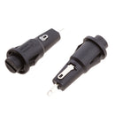 5 Pieces Chassis Panel Mount Glass Tube Fuse Holder For 5x20mm Fuse