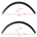 4pcs High Performance Universal Fender Flare Wheel Arch Body Decorations