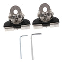 2 Pieces A Pillar Hood Mount Bracket Clamp Holder for LED Work Light Bar