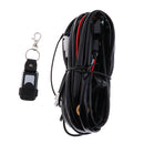 DC 9-12V LED DRL Roof Light Spotlight Wiring Harness Kit w/ Switch Relay Conversion Kit