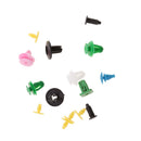 500 Pieces Push Type Fender Bumper Trim Panel Rivet Retainer Clips Universal