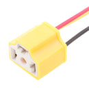 5 Pieces Car Truck Ceramic H4 Headlight Connector Plug Lamp Bulb Sockets