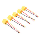 5 Pieces Car Truck Ceramic H4 Headlight Connector Plug Lamp Bulb Sockets