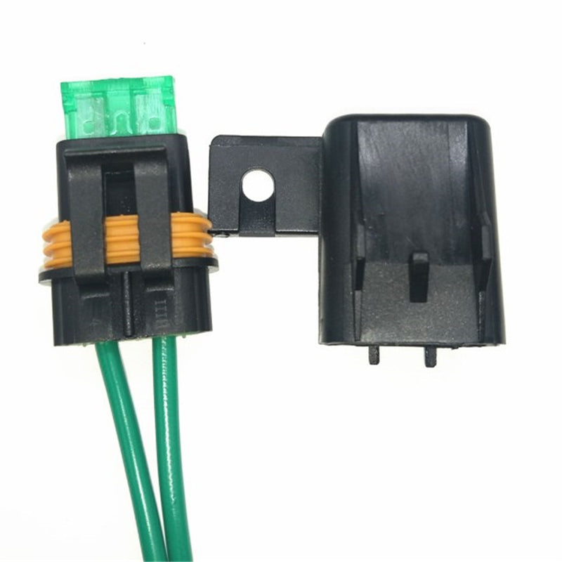 1 Set Car 30A Medium Blade Fuse And Waterproof Fuse Block Holder Copper Wire
