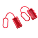 Set of 2 Red Dust Cover End Cap for Plug 175 AMP Connector High Quality