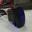 LED ON-OFF Illuminated Rocker SPST Switch Car Boat Marine Winch Trailer