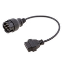 19 Pin OBD1 To 16 Pin OBD2 Converter Adapter Diagnostic Cable For Porsche