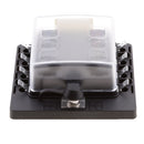 1 In 8 Out Car Boat Automotive Mini/MIRCO2 Blade Fuse Block Holder Panel