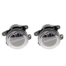 2 Pieces 4'' 30W LED Fog Light White RGB Halo Ring for Jeep Wrangler LJ JK Dodge