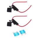 Great Performance 2Pcs 10 AWG Scosche ATC Fuse Holder 12 Volt Car Boat