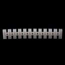 10 Pieces 360V 10A Dual Row Electric Barrier 12-Position Terminal Strip Block