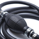 5/16'' 8mm 6 feet Fuel Line Gas Hose Marine Boat Outboard Motor Primer Bulb Black