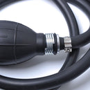 5/16'' 8mm 6 feet Fuel Line Gas Hose Marine Boat Outboard Motor Primer Bulb Black