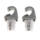 2pcs Car Inner Replacement Sun Visor Hook Clips for VW Volkswagen Passat Golf GTI MK4 R32