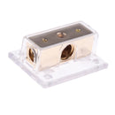 Durable Car Auto Audio Power/Ground Distribution Block 1X2GA In 1X2GA Out