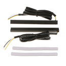 1 Pair Car Daytime Running Fog Driving Light Turn Signal Lamp White and Amber