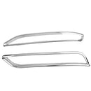 Pack of 4 Front Rear Fog Light Frame Cover Trim Decor Replace for Buick Envision Sliver