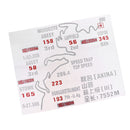 Car Auto Body Sticker Funny Race Track Rear Windshield Window Decal White