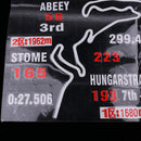 Car Auto Body Sticker Funny Race Track Rear Windshield Window Decal White