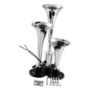 12V-24V Car 110-135dB Triple Trumpet Train Air Horn with Electric Solenoid