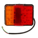 2 Pieces 10-30V LED Square Lights Trailer Side Lamp License Plate Lamp