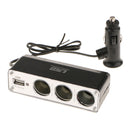3 Way USB Plug Charger Socket Splitter Cigarette Lighter for Universal