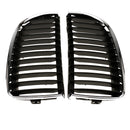 2 Pieces Car Front Bumper Hood Grille Grills For BMW M3 E90 E91 2005 - 2008