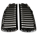 2 Pieces Car Front Bumper Hood Grille Grills For BMW M3 E90 E91 2005 - 2008