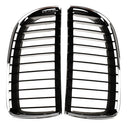 2 Pieces Car Front Bumper Hood Grille Grills For BMW M3 E90 E91 2005 - 2008