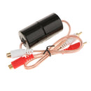 Car Stereo 2-Channels RCA Audio Noise Filter Suppressor Ground Loop Isolator