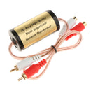 Car Stereo 2-Channels RCA Audio Noise Filter Suppressor Ground Loop Isolator