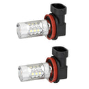 2 Pieces H8 H11 LED Fog Lights Car Head Light DRL Lamp Bulb Super Bright