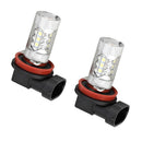 2 Pieces H8 H11 LED Fog Lights Car Head Light DRL Lamp Bulb Super Bright