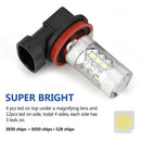 2 Pieces H8 H11 LED Fog Lights Car Head Light DRL Lamp Bulb Super Bright