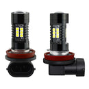 High Quality 2 Pcs Car LED Turn Signal Brake Light Indicator DRL H8 H11 28W