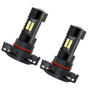 2x High Quaity 360Â° Beam Angel 21SMD LED Fog Driving Light Bulbs DRL Low Power Consumption