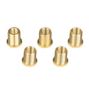 5pcs Aluminum Alloy Car Gear Shift Knob Thread Nuts Insert Adapter Set M10x1.25