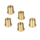 5pcs Aluminum Alloy Car Gear Shift Knob Thread Adapter Nuts Insert Set M8x1.25