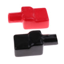 2 Pieces Car Auto Battery Terminal Clamp Clips Protection Covers Black+Red