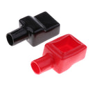 2 Pieces Car Auto Battery Terminal Clamp Clips Protection Covers Black+Red