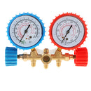 Air Conditioning R134a R12 R22 R502 A/C Manifold Gauge with Charging Hoses