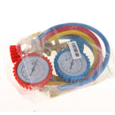 Air Conditioning R134a R12 R22 R502 A/C Manifold Gauge with Charging Hoses